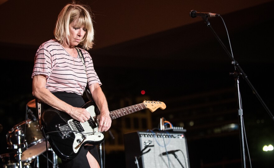 Kim Gordon performs at the Concert For Yoko Ono at the Hirshhorn in Washington, D.C.