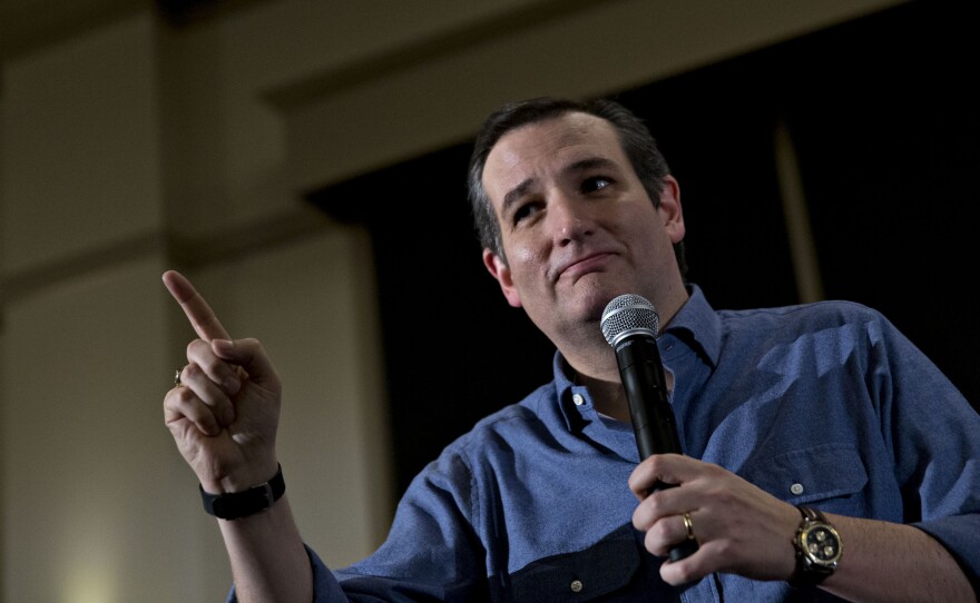 Sen. Ted Cruz, R-Texas, is banking on a win in Iowa. He needs a solid debate, but he was hoping to do it against his chief rival in Iowa, Donald Trump.