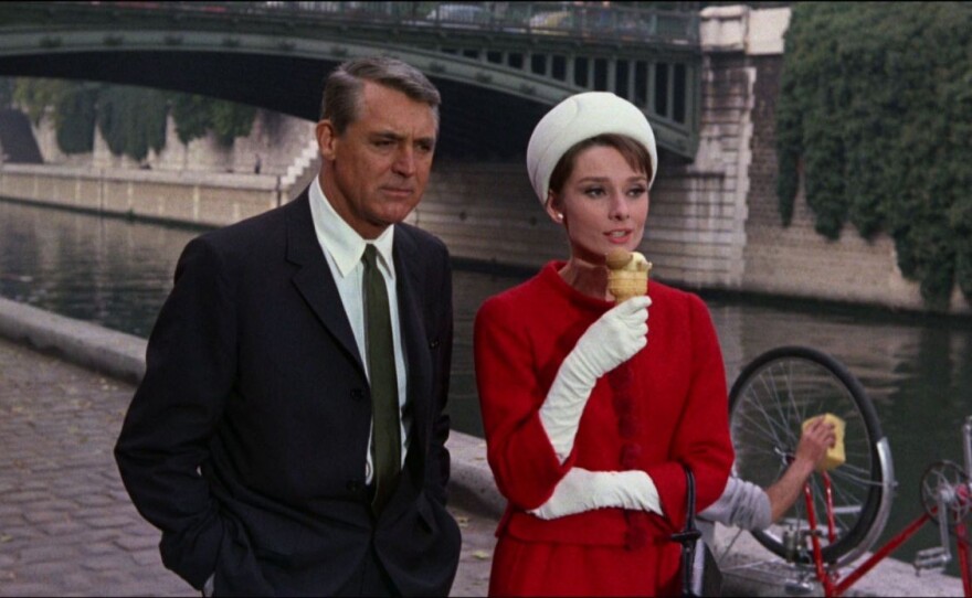 Cary Grant and Audrey Hepburn star in the comedy-thriller "Charade" from director Stanley Donen.