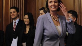Speaker of the House Nancy Pelosi quoted the late Sen. Ted Kennedy after the House passed the health care bills late Sunday. "Passing health care is the great unfinished business of our country," she said. "That is, until today."