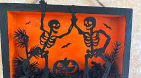 Shadow box art from Pia Thrasher of Her Dark Half. She will be vending at this year's Fright-Mart. Oct. 6, 2025