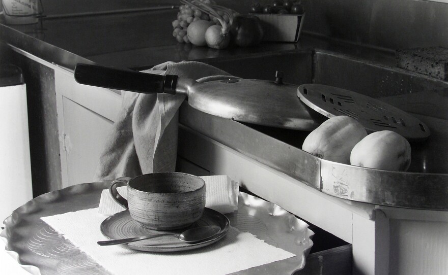 Imogen Cunningham, My Kitchen Sink, 1947, with the recipe: Imogen Cunningham's Borscht.