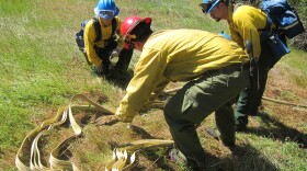 Veterans Get Trained By CA Conservation Corps near Sierra foothills town of Auburn.