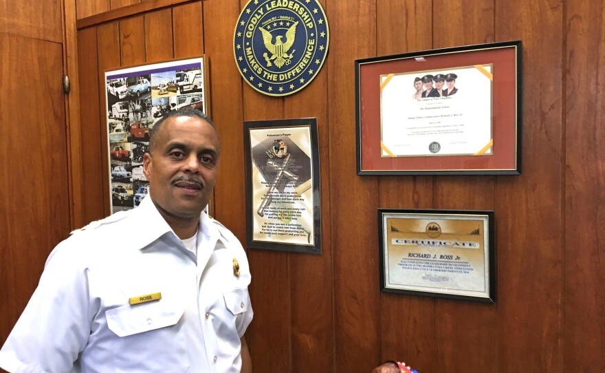 Philadelphia Police Commissioner Richard Ross, shown at department headquarters, says the Obama presidency has brought out "the best and worst in people."