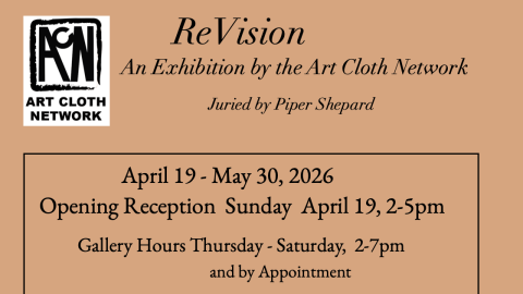 'ReVision': an Exhibition by the 'Art Cloth Network'