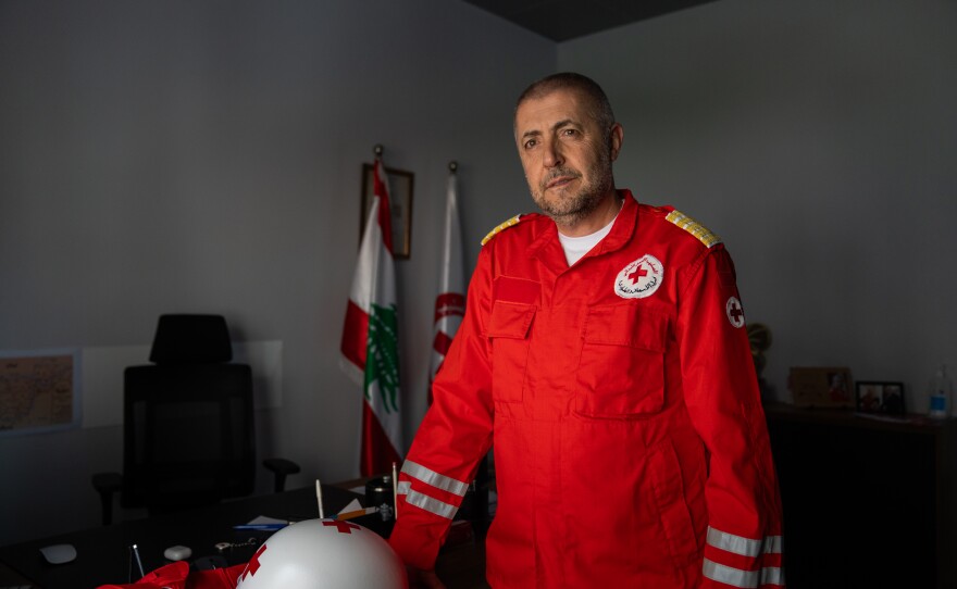 Red Cross director of emergency medical services Alexy Nehme has asked United Nations peacekeepers and Israeli officials why volunteer paramedic Assaf was killed.