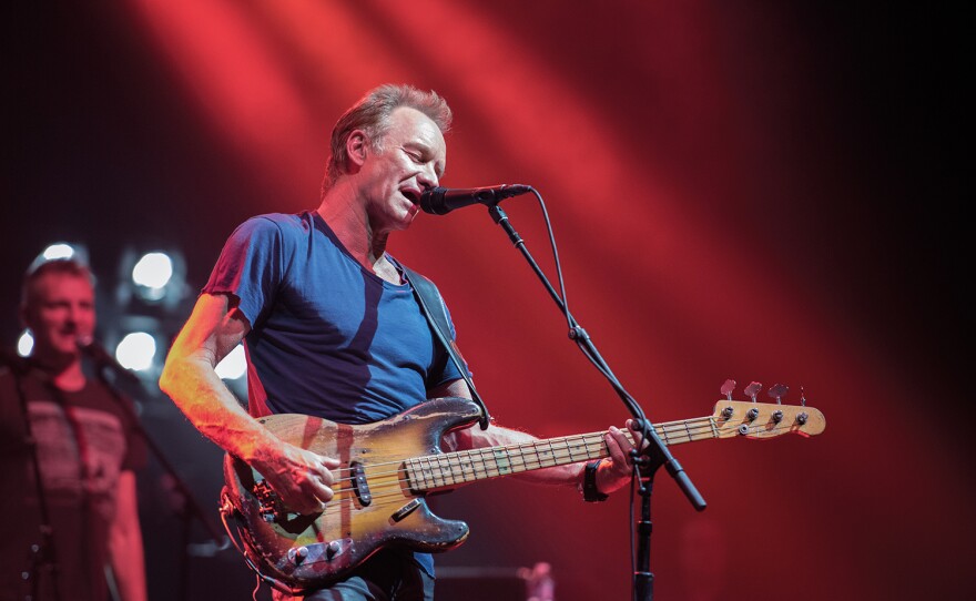 Sting, filmed at the Olympia Paris in April, 13 2017.