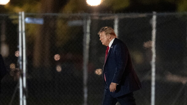 President Donald Trump walks on the Ellipse as he arrives on Marine One near the White House, Friday, Aug. 21, 2026, in Washington.