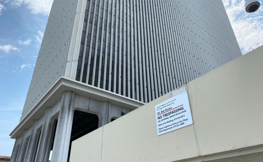 101 Ash Street in Downtown San Diego. Aug. 21, 2020.