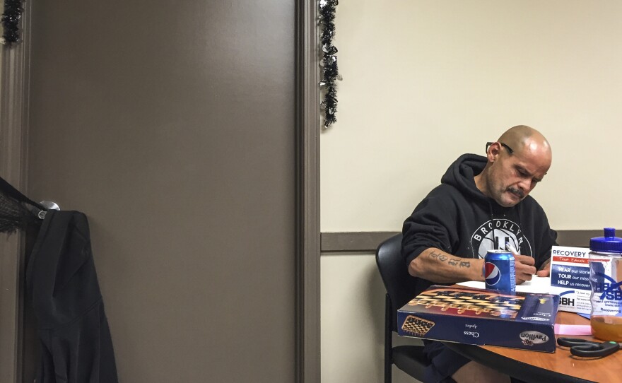 Edwin Santana, 52, entered a detox program at Syracuse Behavioral Healthcare to help break his heroin addiction and daily habit of smoking the synthetic drug known as spike.