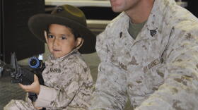 Jorge Solis and "fellow" Marine