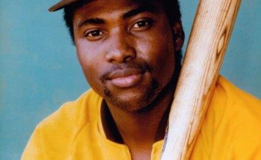 Tony Gwynn, seen in the Padres signature yellow and brown uniform of the 1980s, played 20 years with San Diego.
