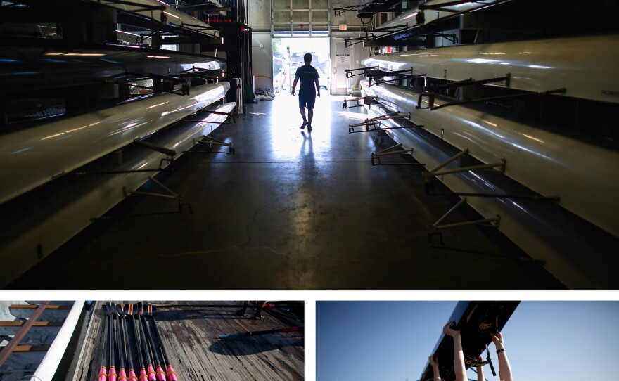 Athletes at the Rose City Rowing Club learn to respect the equipment.