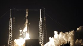 A Falcon 9 SpaceX rocket, with a payload of 60 satellites for SpaceX's Starlink broadband network, lifts off from Space Launch Complex 40 at the Cape Canaveral Air Force Station in Cape Canaveral, Fla., Thursday, May 23, 2019. 