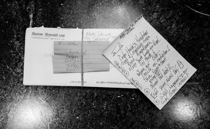 Mom's to-do lists represented the simultaneity of life: Order Howie's headstone, decide whether to begin radiation, join the gym and actually start going, and most importantly: "What happened to our Girl Scout Cookies?"