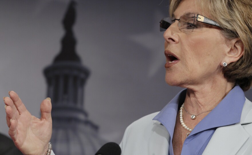 Sen. Barbara Boxer speaks during a news conference in July 2011 in Washington.