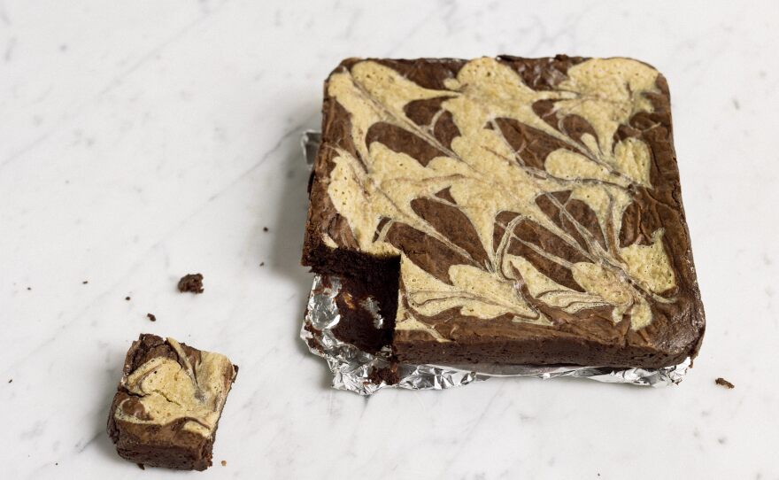 Tahini Swirl Brownies