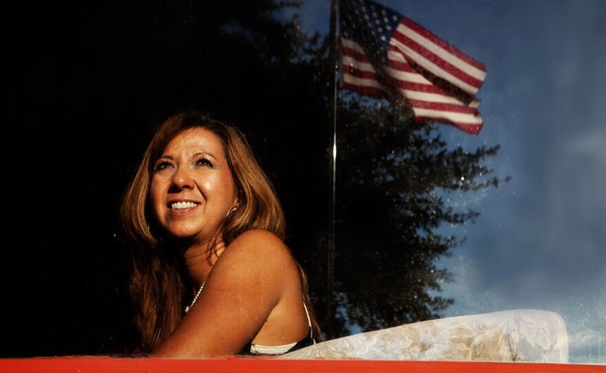 Sgt. Major Yolanda Mayo is a Marine reservist who has done three tours of  duty in Iraq as a public affairs officer. Even though it was a constant juggling act, she says, she's proud of her service. "You can kind of have it all -- you can be a mom, you can be a wife, and  you can be a Marine, a soldier, an airman, whatever you choose," she says.