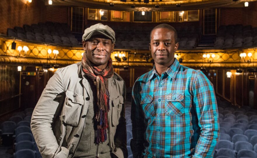 David Harewood and Adrian Lester at Theatre Royal, Haymarket, London.