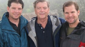 From left, Brett Davis, his father, Ron, and Craig Zimmer are shown in Vietnam in 2009. They were there searching for evidence in the 1969 plane crash of Zimmer's father, Marine Capt. Jerry Zimmer, whose plane was shot down in Da Nang, South Vietnam, during the war. The pilot is listed as missing in action.