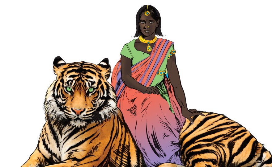 The comic book superhero Priya survived a rape and now fights violence against women.