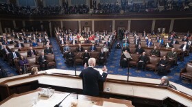 U.S. President Biden delivers the State of the Union address before a joint session of Congress in the U.S. Capitol House Chamber on Tuesday.