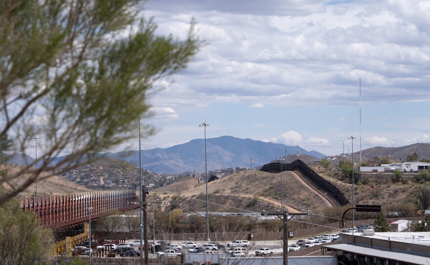 The border wall separates Nogalez, Ariz., with Nogales, Sonora, Mexico.