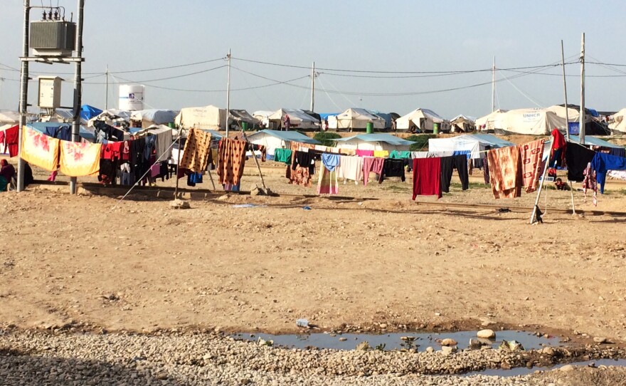 Only a tiny fraction of the people at Baharka camp who need counseling and other help are receiving it.