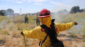 Cal Fire San Diego training in Boulevard on June 1, 2020.