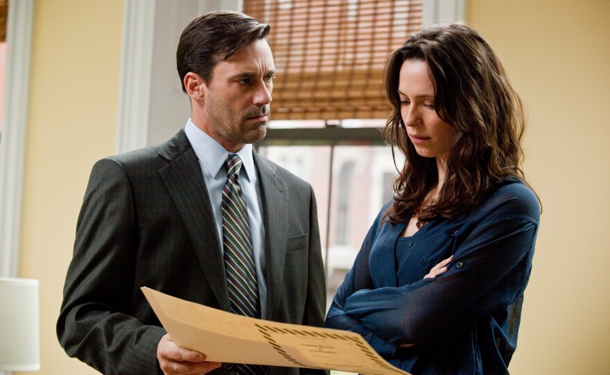 John Hamm and Rebecca Hall in "The Town."