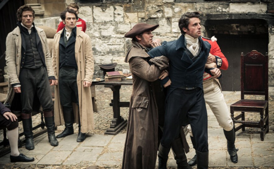 James Norton as Henry Alveston, Matthew Rhys as Darcy and Matthew Goode as Wickham.