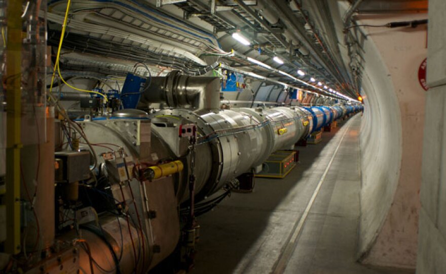 CERN's Large Hadron Collider Tunnel is 17 miles in circumference and lies 30 stories beneath countryside in Geneva, Switzerland.