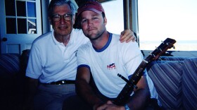 Fred Rogers and Benjamin Wagner at Rogers’ summer home on Nantucket, Massachusetts.