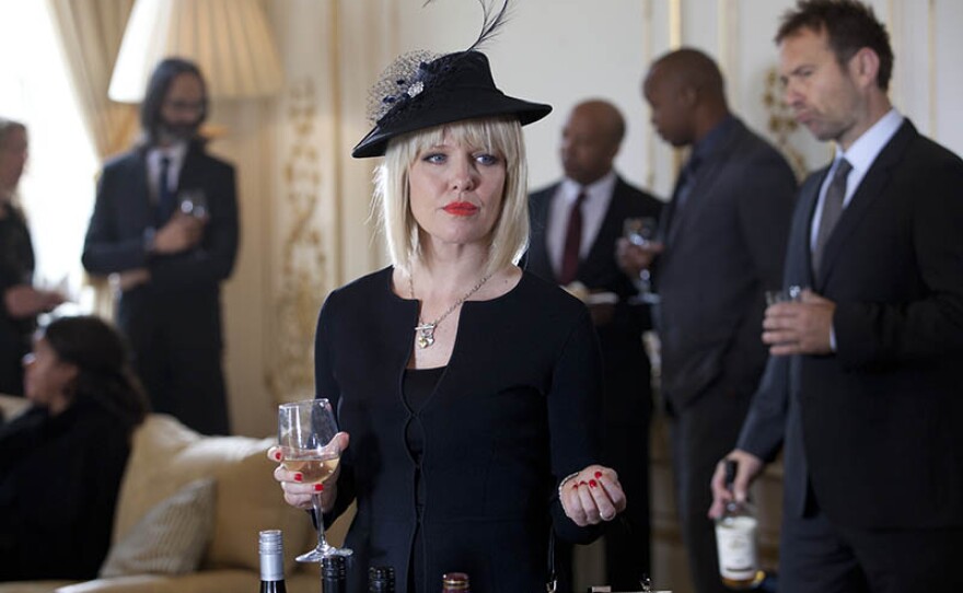 Ashley Jensen as Agatha Raisin in "The Day the Floods Came." 