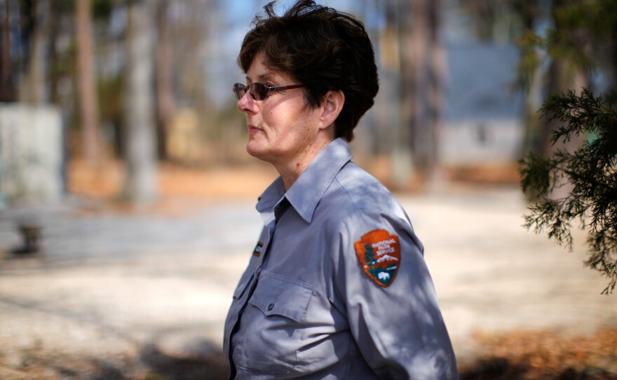 Dorothy Geyer, a natural resource specialist for the National Park Service at Jamestown, says it's common practice among archaeologists to intentionally leave some artifacts in the ground — so future researchers can study them with better technology. But with flooding in the forecast, that principle is now up for debate.