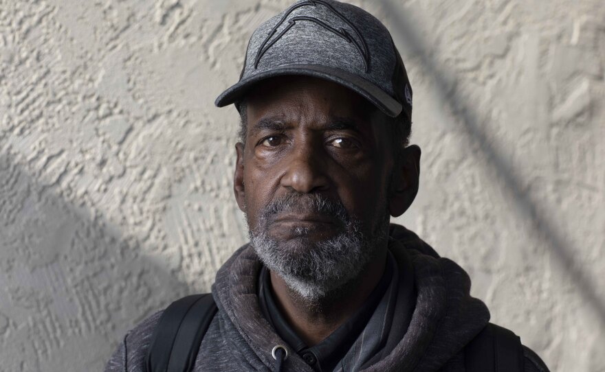 Carl Russell, 71, is pictured in this undated photo. He is one of thousands of homeless seniors in California. The number of homeless people 62 and older jumped 68.5% across the United States from 2007 to 2017.