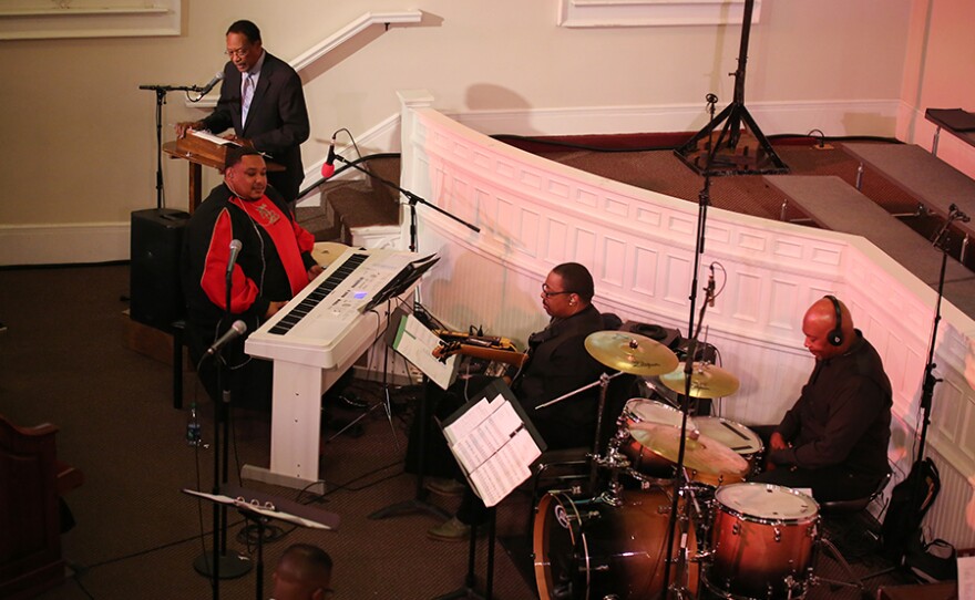 Taped before a live audience at the Second Baptist Church congregation in Bloomington, Ind., Rev. Dr. Raymond Wise guides viewers on an educational and uplifting learning experience while leading the Indiana University African American Choral Ensemble (pictured) in a performance of sacred music deriving from African traditions.