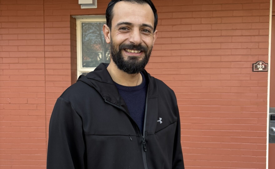 Salah Hussein, a Palestinian from Nablus, is excited about investors' interest in his venture that uses AI and cameras to detect and prevent greenhouse pests.