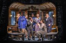 The cast of the Asolo Repertory Theatre production of Agatha Christie’s "Murder on the Orient Express," currently running at the Old Globe Theatre.