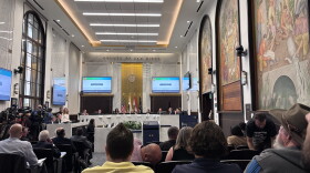 The San Diego County Planning Commission voted on and discussed Starlight Solar at the County Administration Center building on July 10, 2026.