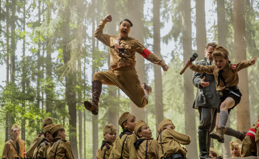 Jojo (Roman Griffin Davis) is a youth in Hitler's army and has the Fuhrer as his imaginary friend in Takia Waititi's "Jojo Rabbit."