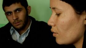 Image from the documentary "Love Crimes of Kabul" which screens on Friday, January 20, 7:00 pm at the Human Rights Watch Film Festival at the Museum of Photographic Arts.  Description: Jailed for running away from home to escape abuse, for allegations of adultery, and other “moral crimes,” the women of Afghanistan’s Badum Bagh prison band together to fight for their freedom. The film follows three young prisoners as they go to trial, revealing the pressures and paradoxes that women in Afghanistan face today, and the dangerous consequences of refusing to fit into society’s norms.  Directed by Tanaz Eshaghian.