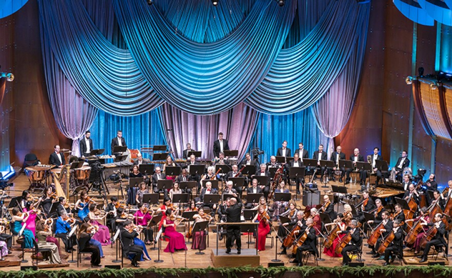 The New York Philharmonic (pictured) and guest vocalist Katrina Lenk (“The Band’s Visit”) celebrate the orchestral music of Stephen Sondheim, performing suites from "Sunday in the Park," "Into the Woods," "Sweeney Todd,” and more.