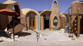 The Ilan-Lael Foundation headquarters under construction on the Julian property of architect James Hubbell, April 11, 2017.