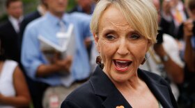 Arizona Gov. Jan Brewer, who appears to have gotten a political boost from her support of the immigration law.