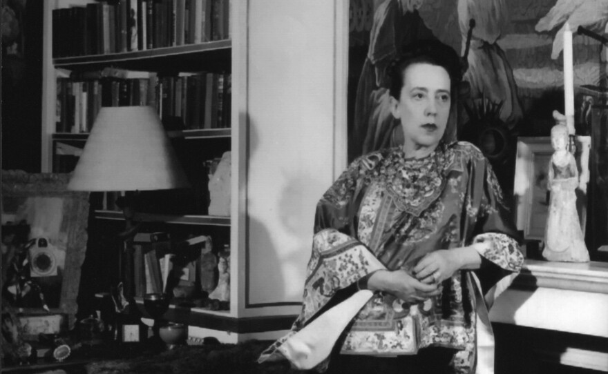 "Schiap" in her beloved Paris house.
