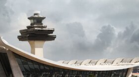 The air traffic control tower at Virginia's Dulles International Airport. The Federal Aviation Administration has issued rules for air traffic controllers after a spate of incidents exposed controllers sleeping on the job.