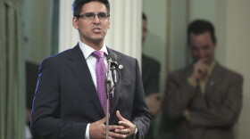 In this July 5, 2012 file photo, Assemblyman Henry Perea, D-Fresno, speaks before the Assembly at the Capitol in Sacramento, Calif. 