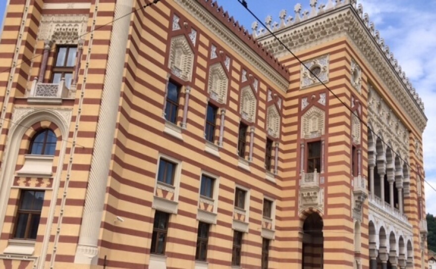 After Cabrinovic's failed assassination attempt, Franz Ferdinand gave a speech at Sarajevo's City Hall.