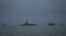 A shirt is seen hanging Sunday amid the rubble in the Beryanak District in Tehran, Iran, after it was damaged by missile attacks two days before.